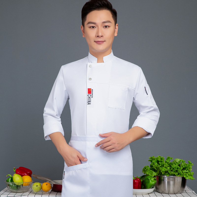 Hotel Western Restaurant English Chef Uniform Long Sleeve B05-English Chef Uniform