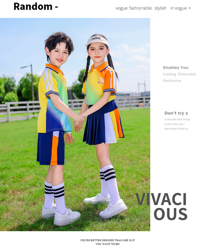 Autumn elementary and middle school uniforms for children sports suits 894-2462-2