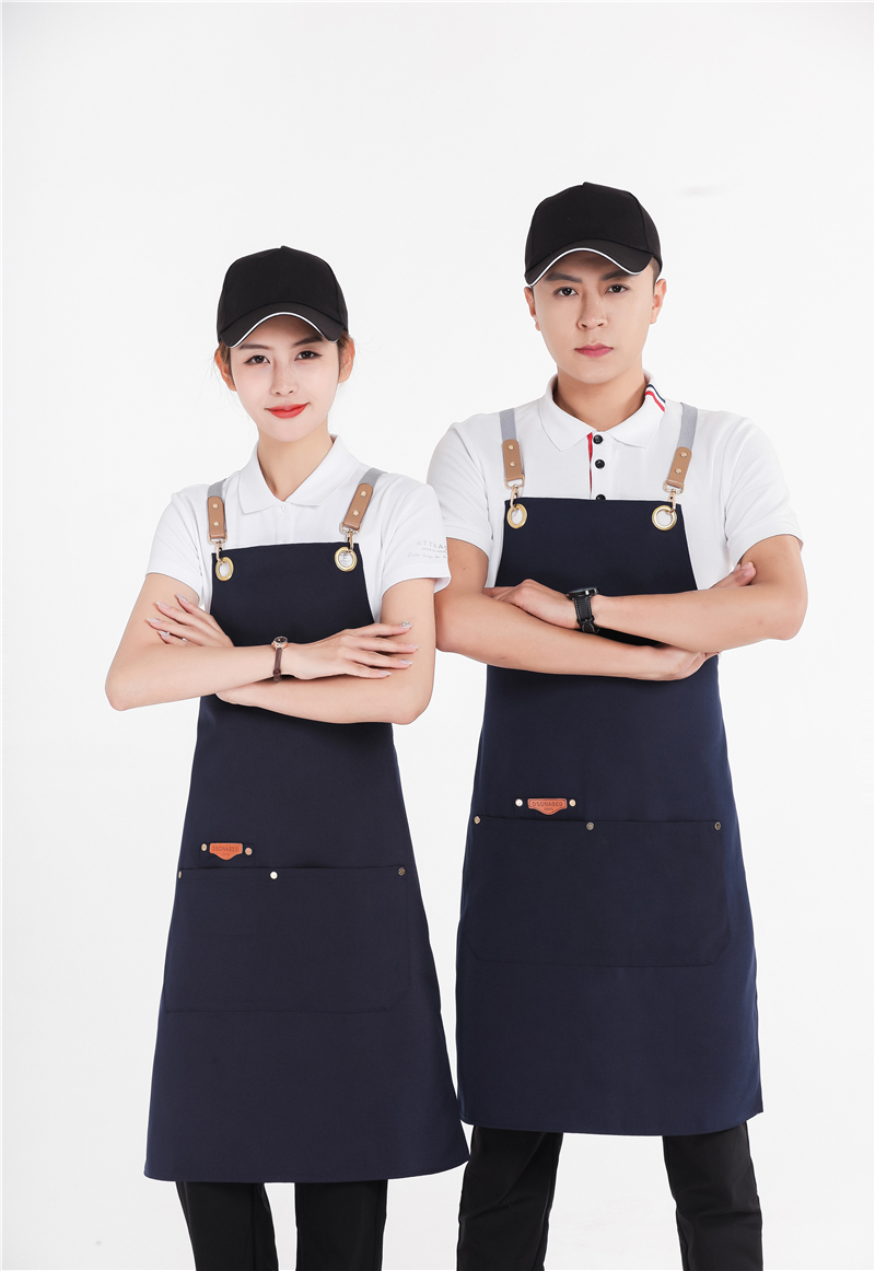 Canvas Cross Strap Apron U01-928