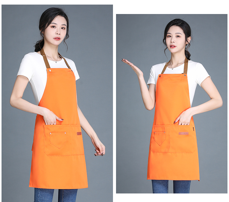 Workwear waterproof adjustable halter apron HD1-02