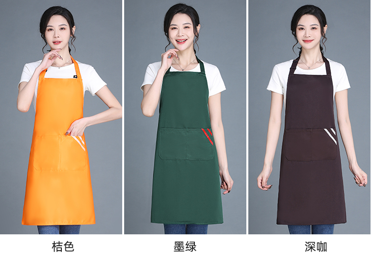 360g double-stranded workwear halter apron HD1-618