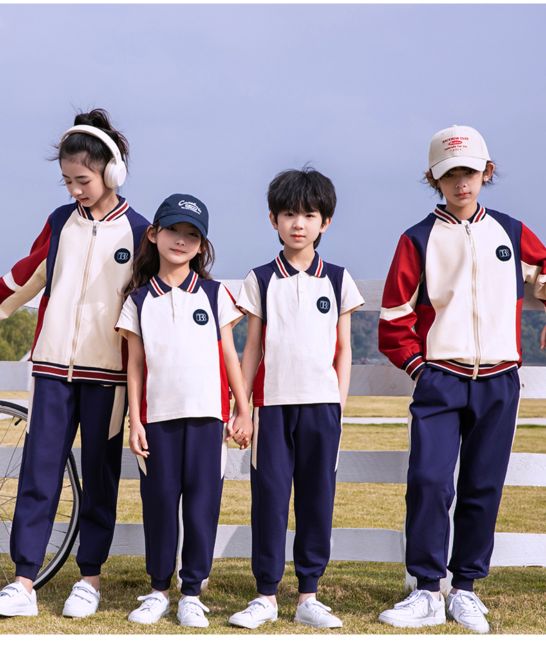 New sports kindergarten uniforms primary and secondary school uniforms class uniforms spring and autumn suits 216-8030