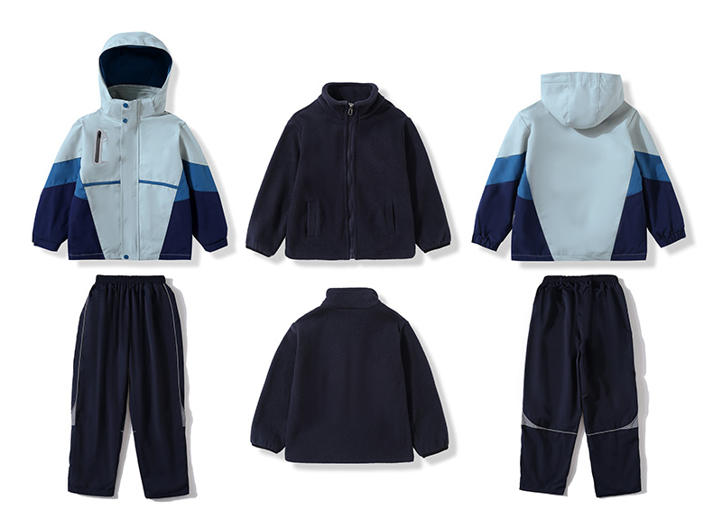 Campus primary school students outdoor sports school uniform suit two-piece suit 921-6327 assault jacket three-piece suit