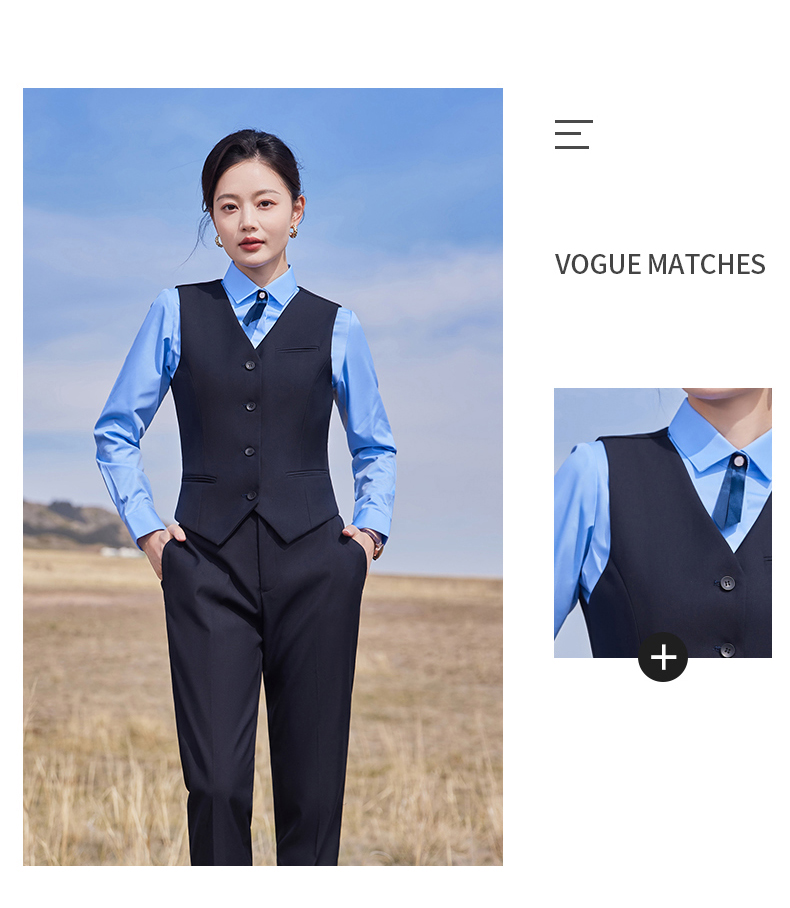 430g thick warm suit vest women 129-888 vest women