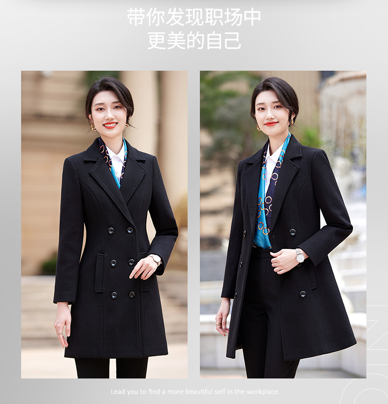 Business cold-proof warm woolen coat for women DY7-1892 for women