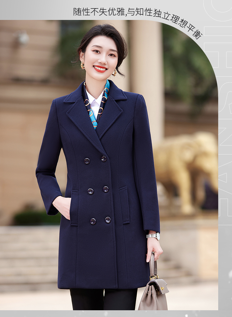 Business cold-proof warm woolen coat for women DY7-1892 for women