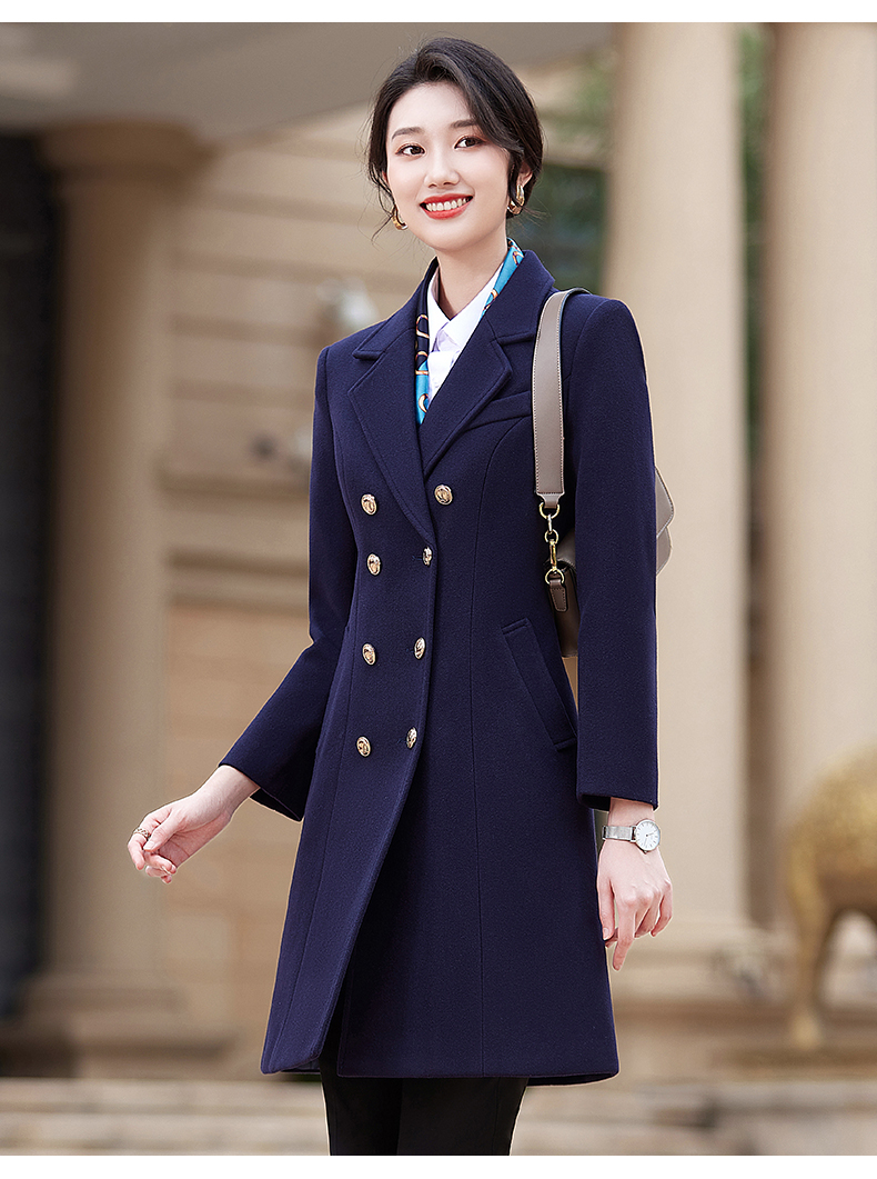 Longfeng woolen business woolen coat for women DY7-2293 for women