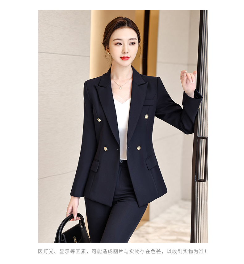 Urban white-collar two-button women suit jacket 134-8123 jacket