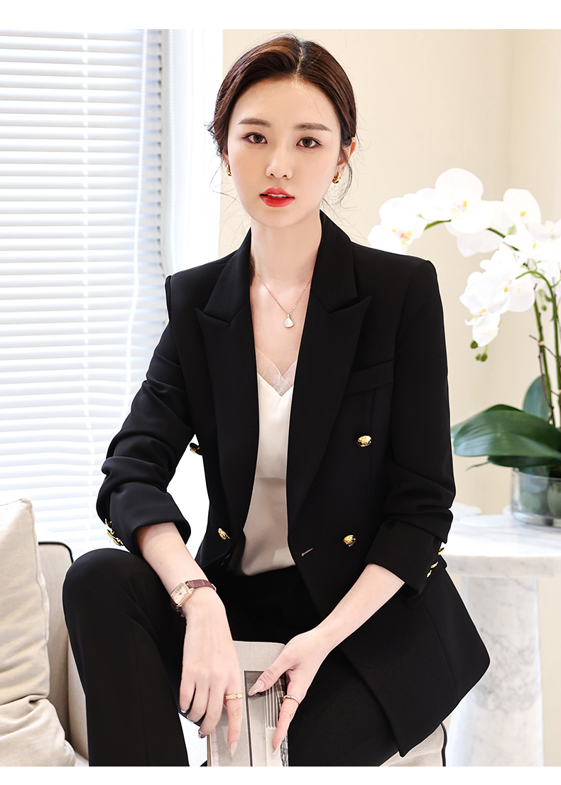 Urban white-collar two-button women suit jacket 134-8123 jacket