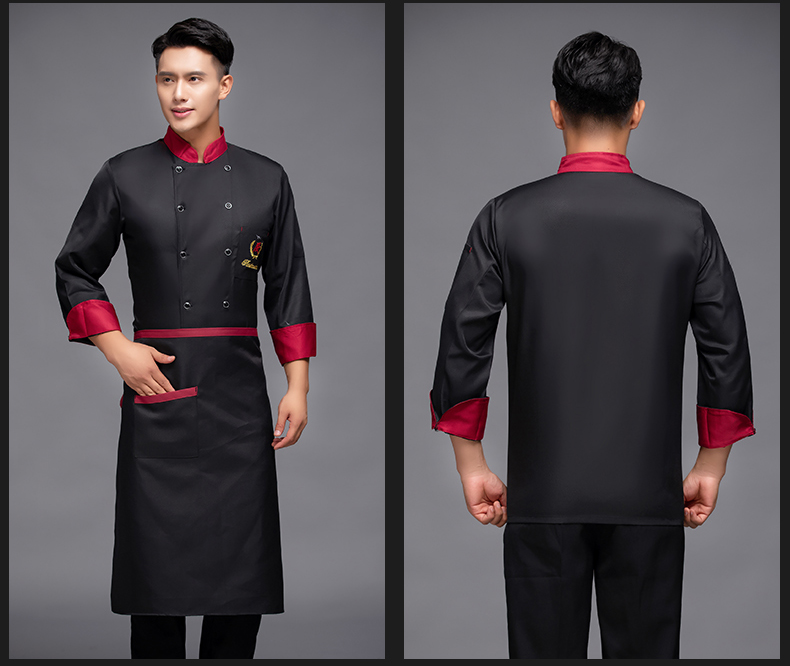 Chef hotel restaurant long sleeve chef uniform top H12-L028