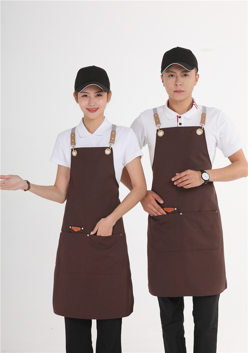 Canvas Cross Strap Apron U01-928