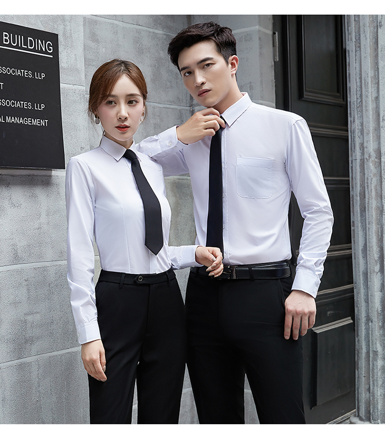 Anti-wrinkle and non-iron temperament long-sleeved shirt 188-8131 men long-sleeved shirt