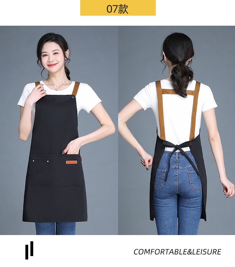 Workwear waterproof adjustable halter apron HD1-02