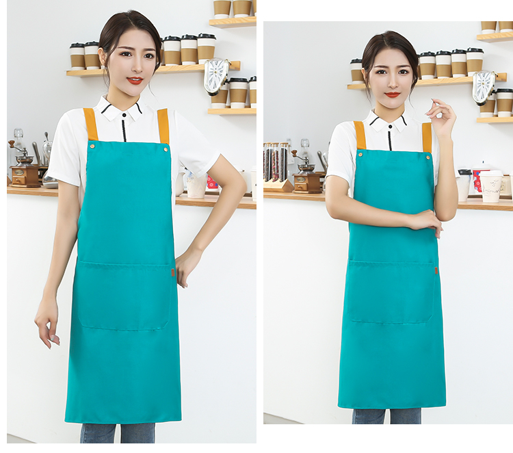 H shoulder strap polyester cotton canvas shoulder apron HD1-302