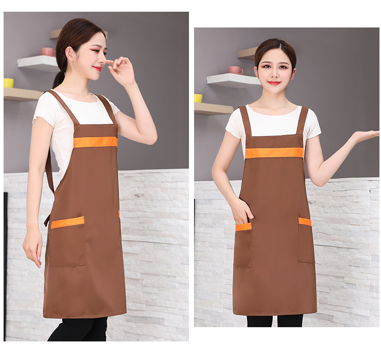 Workwear anti-fouling H-strap shoulder apron HD1-819