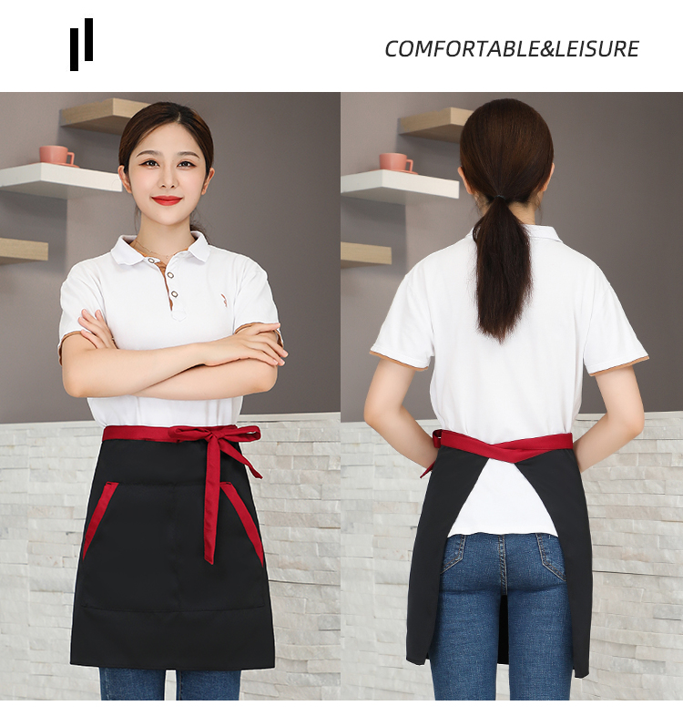 Slant pocket half-length super short apron HD1-slant pocket