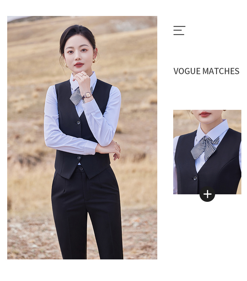 380g casual business suit vest for women 129-611 vest for women