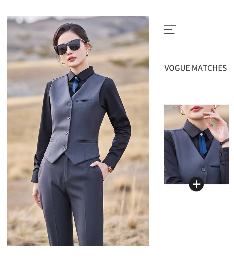 430g thick warm suit vest women 129-888 vest women