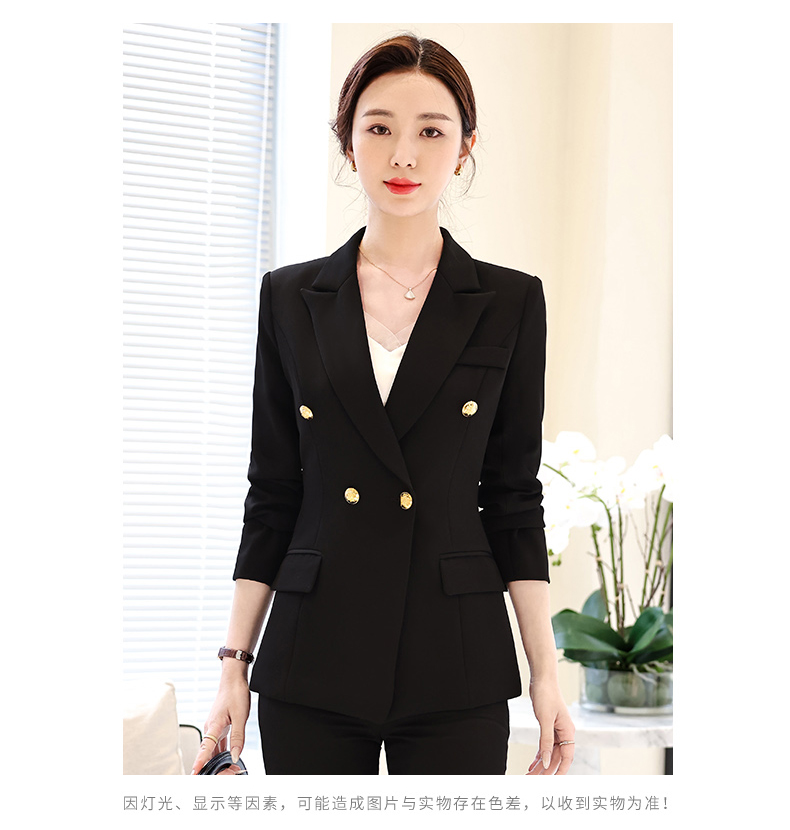 Urban white-collar two-button women suit jacket 134-8123 jacket