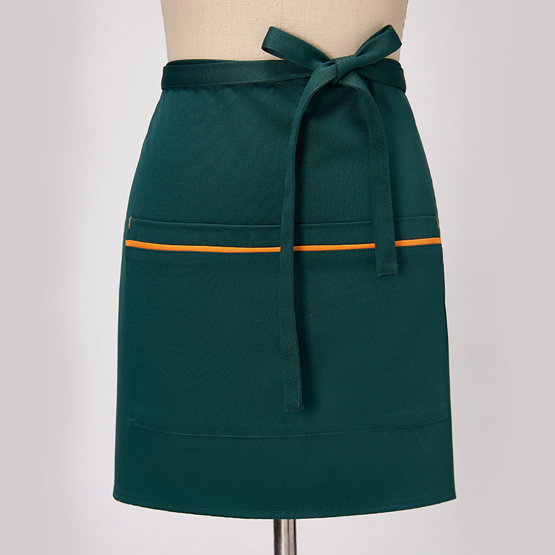 340g workwear half apron with border H15-half apron with border