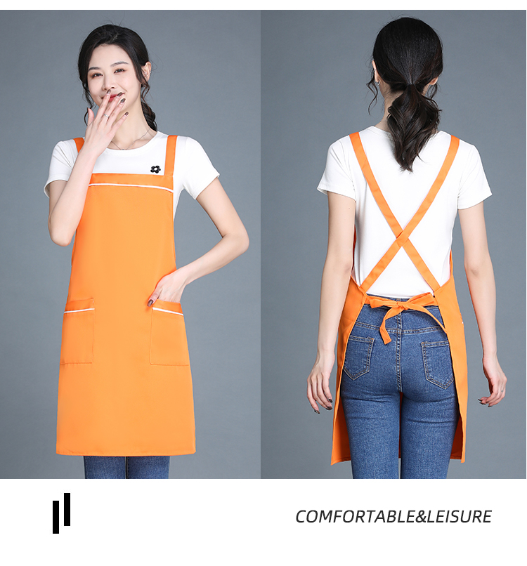 360g double-stranded workwear anti-fouling halter apron HD1-047