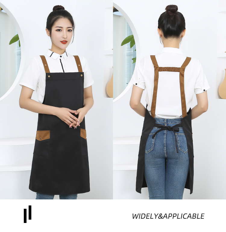 Thickened workwear waterproof adjustable halter apron HD1-111