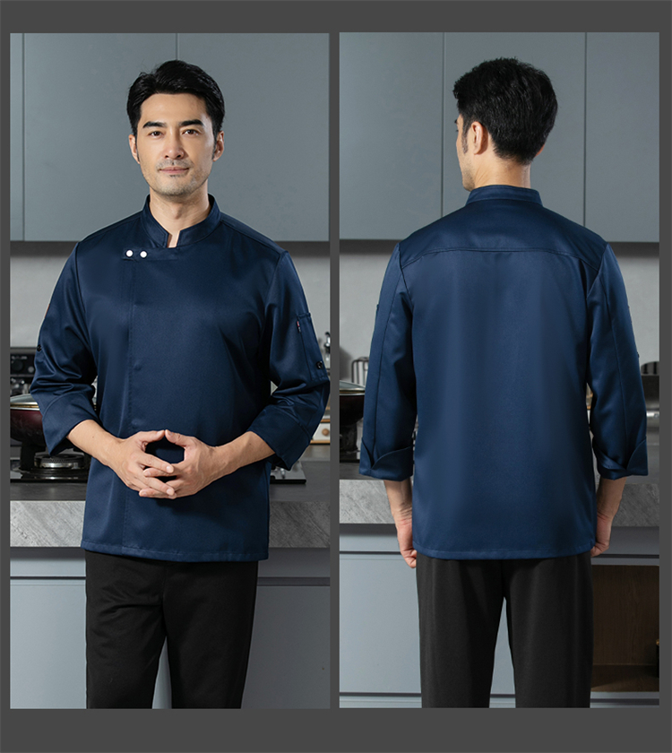 Hotel restaurant high quality professional chef clothing H12 - leather label taste