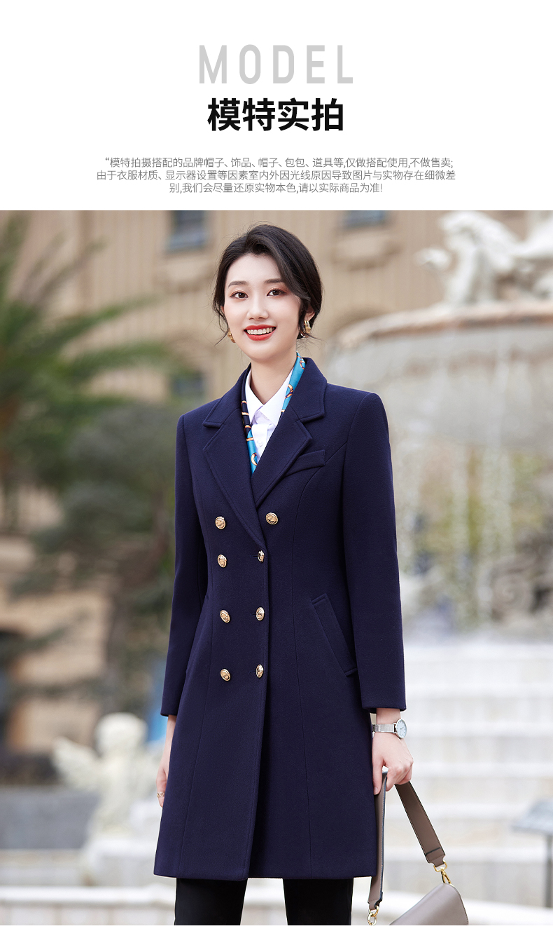 Longfeng woolen business woolen coat for women DY7-2293 for women