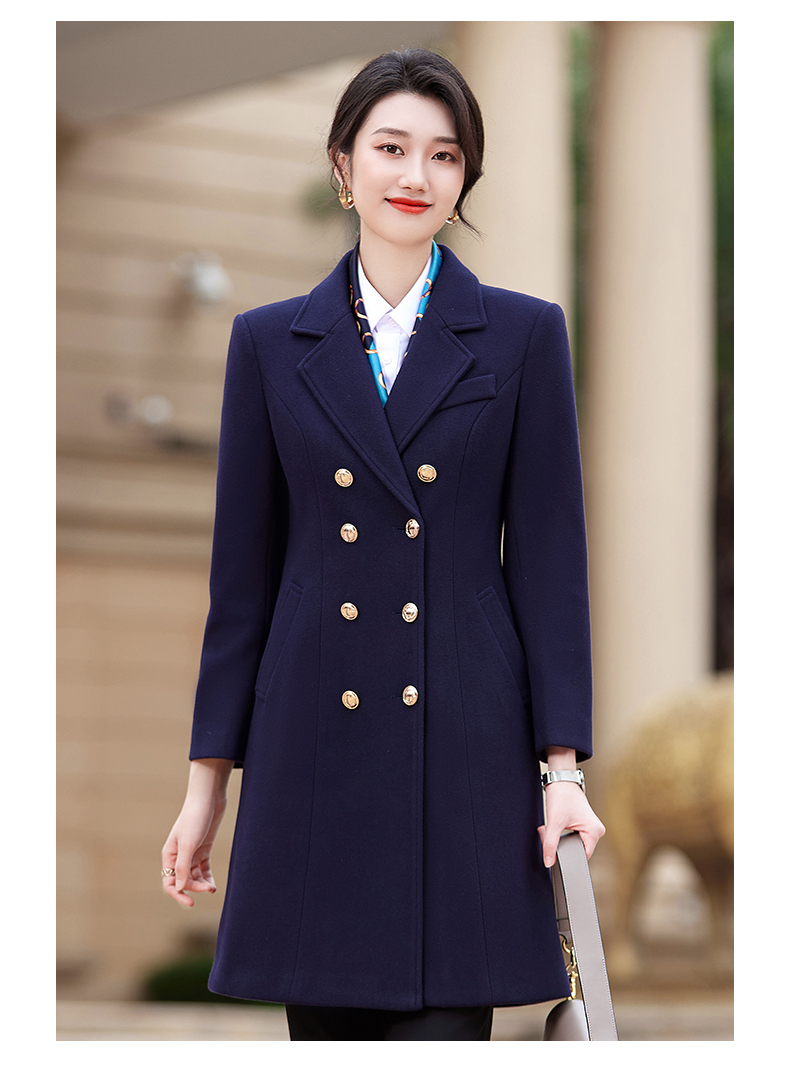 Longfeng woolen business woolen coat for women DY7-2293 for women