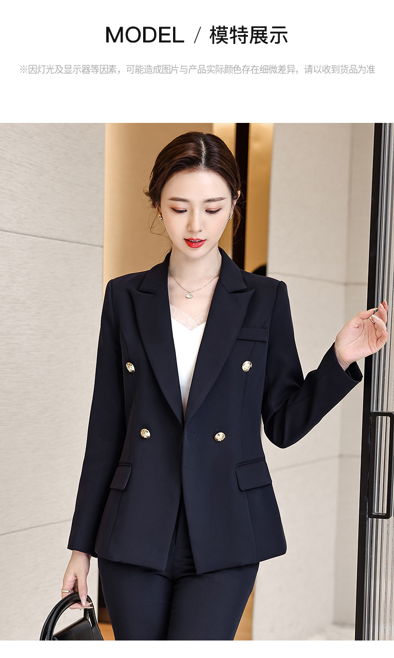 Urban white-collar two-button women suit jacket 134-8123 jacket