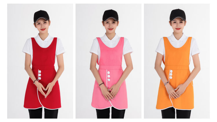 Breathable waist kitchen apron U01-158 without embroidery