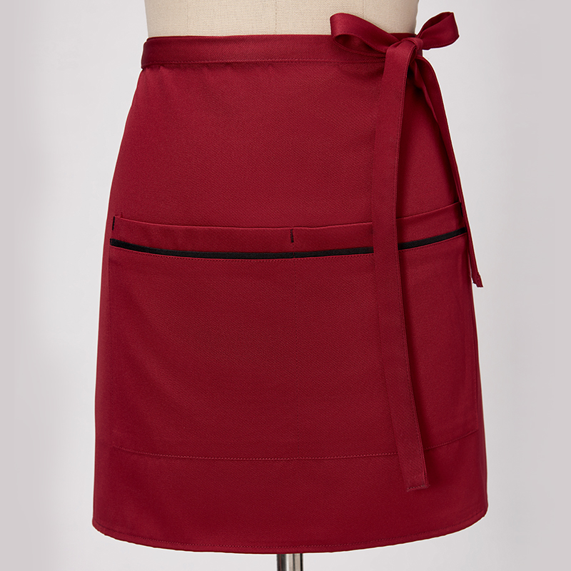 340g workwear half apron with border H15-half apron with border