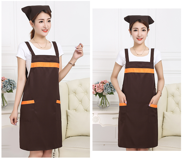 Workwear anti-fouling H-strap shoulder apron HD1-819