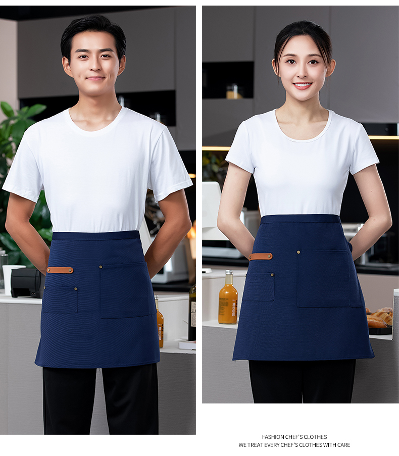 Small chef internet celebrity half-length work apron H02-22801 small apron