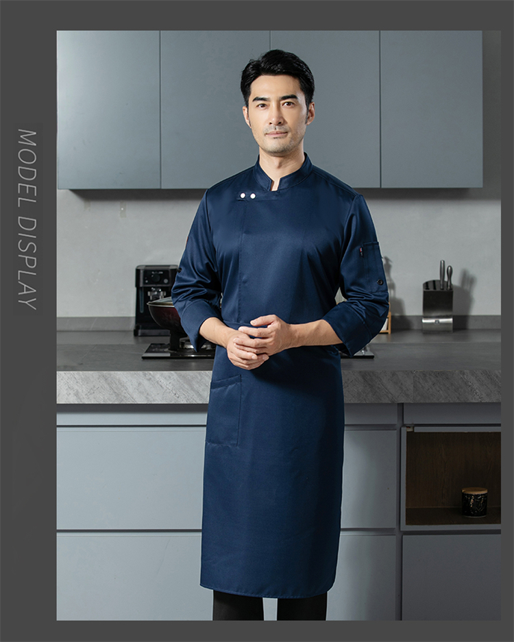 Hotel restaurant high quality professional chef clothing H12 - leather label taste