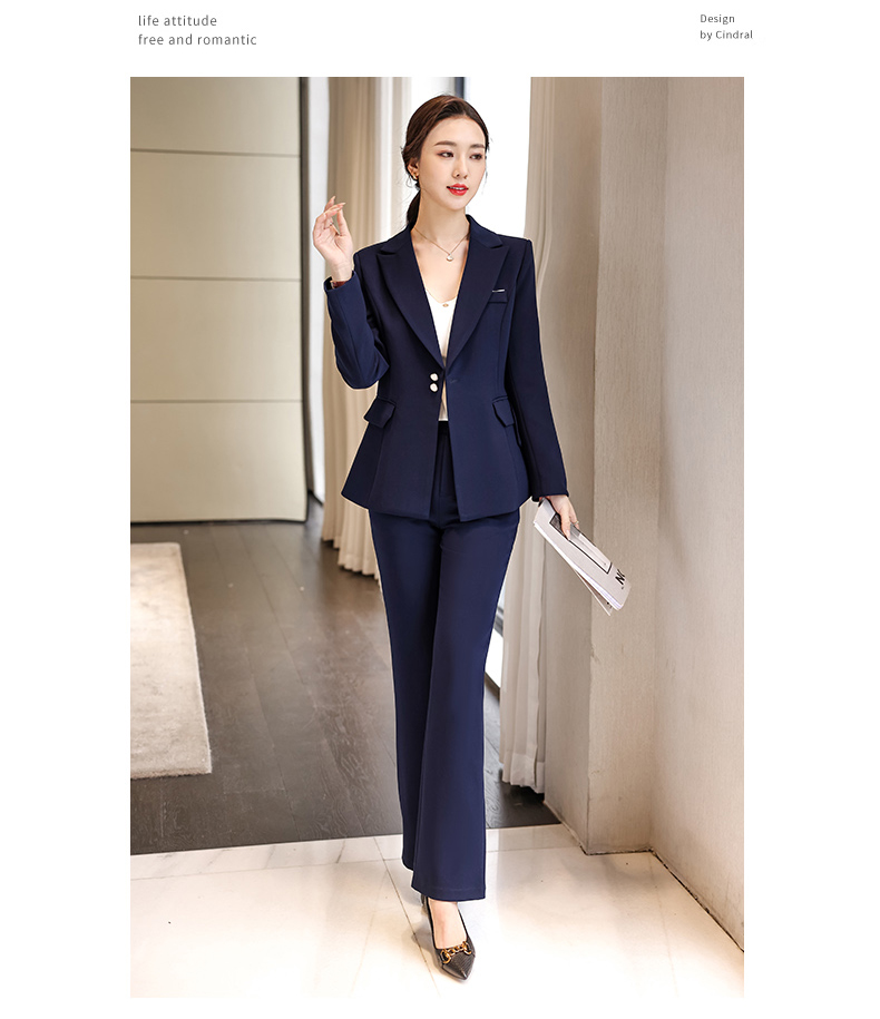 Business white-collar women casual flared trousers 134-G363 flared trousers