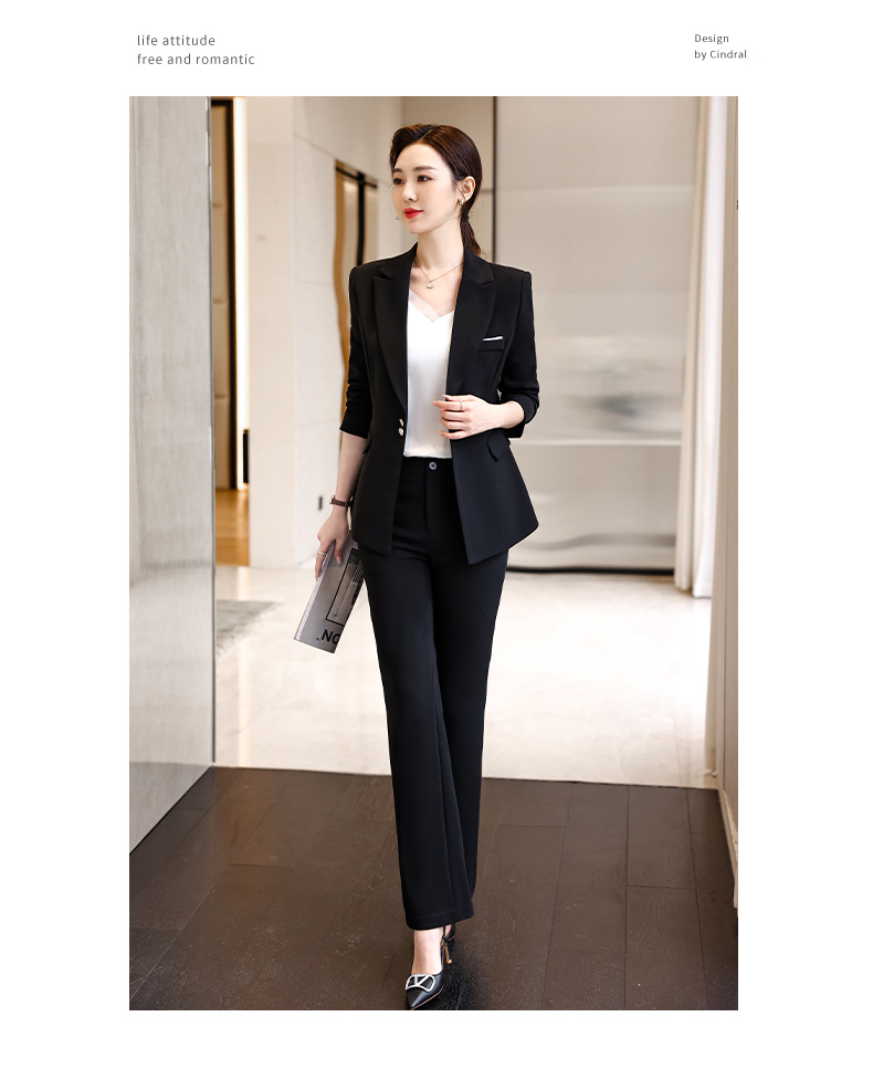 Business white-collar women casual flared trousers 134-G363 flared trousers