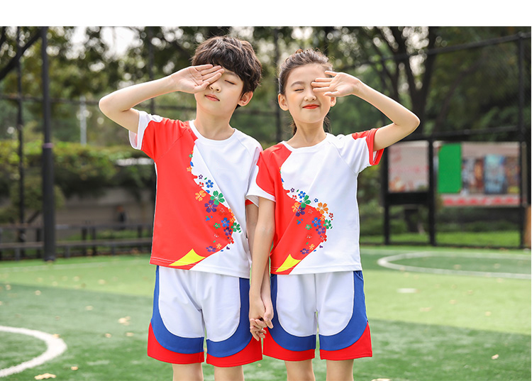 Primary and secondary school students Olympic style petal school uniform sportswear trousers D17-20119CK