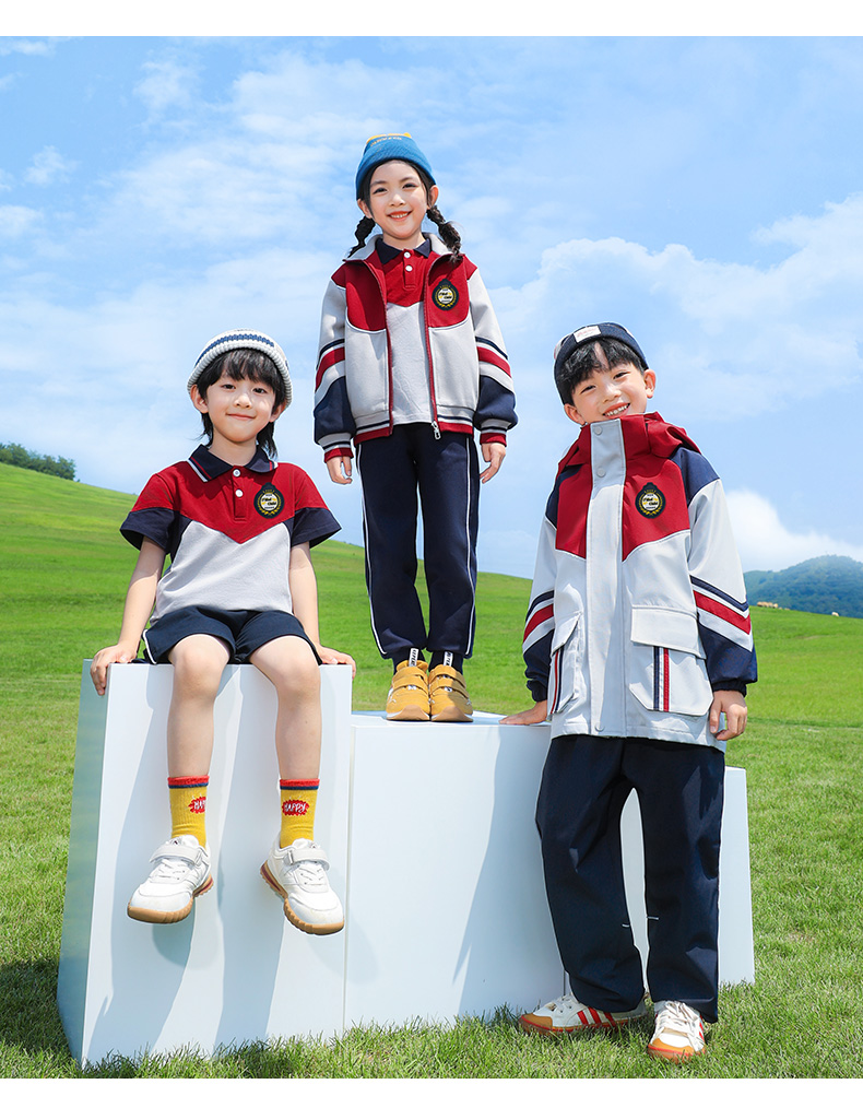 Youth campus children sports school uniform suit two-piece suit 921-6323 autumn two-piece suit