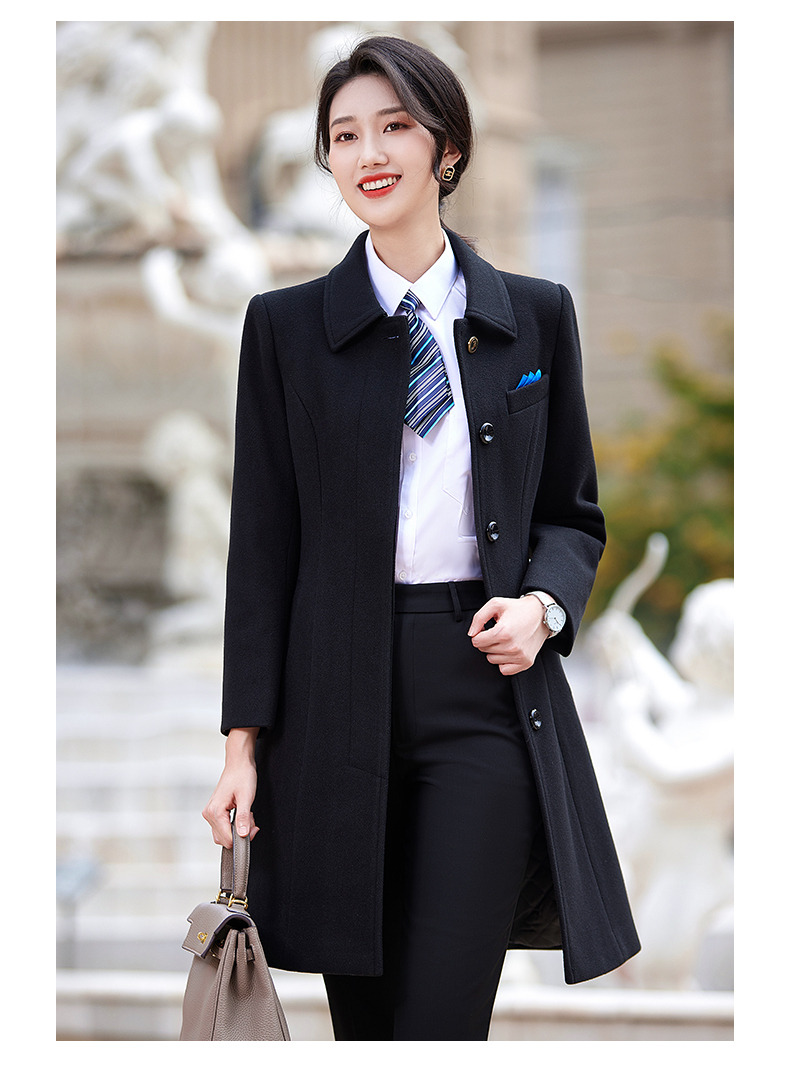 Business elegant mid-length woolen coat for women DY7-2330 for women