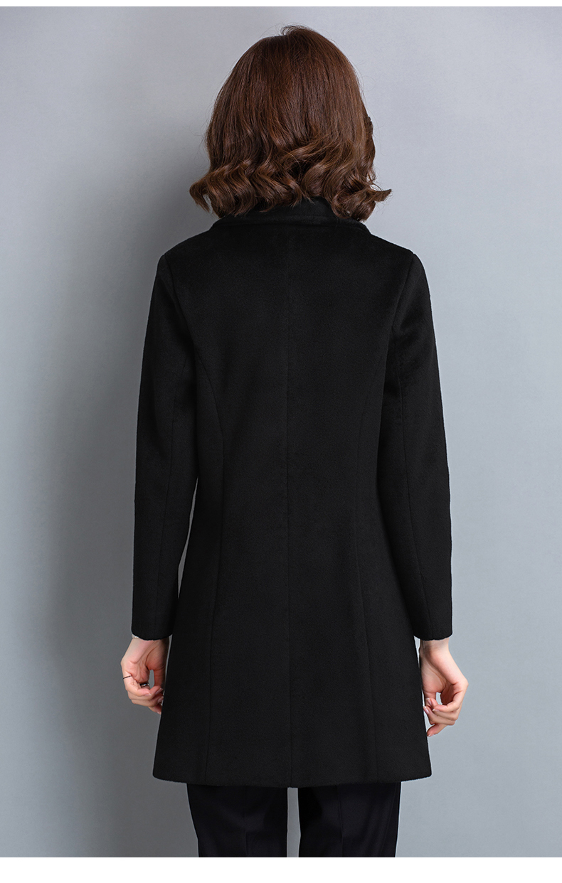 All-match professional woolen coat for women H27-811