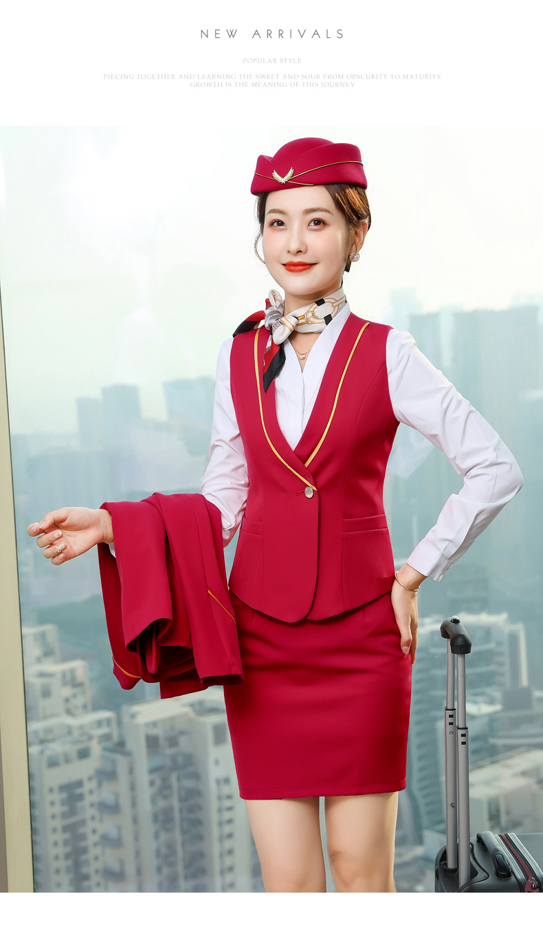 Stewardess uniform professional slim suit jacket 109-8808 jacket