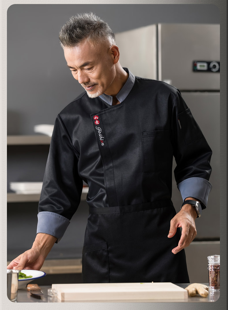 Ruyi long-sleeved chef uniform top H01-2022-30