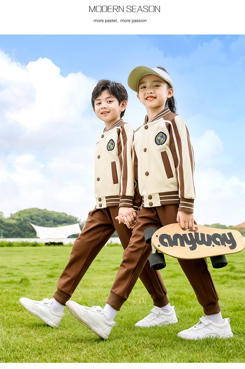 British style kindergarten children class uniform school uniform two-piece suit 215-9121 (with label)