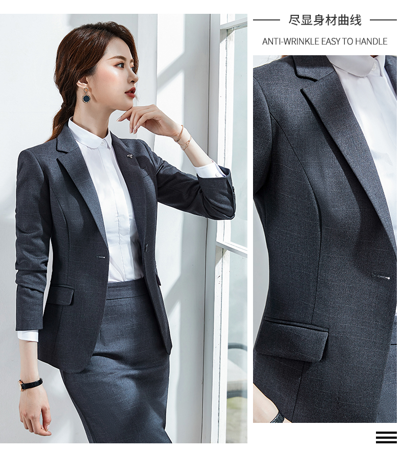 Simple and capable business suit jacket 188-698 suit for women