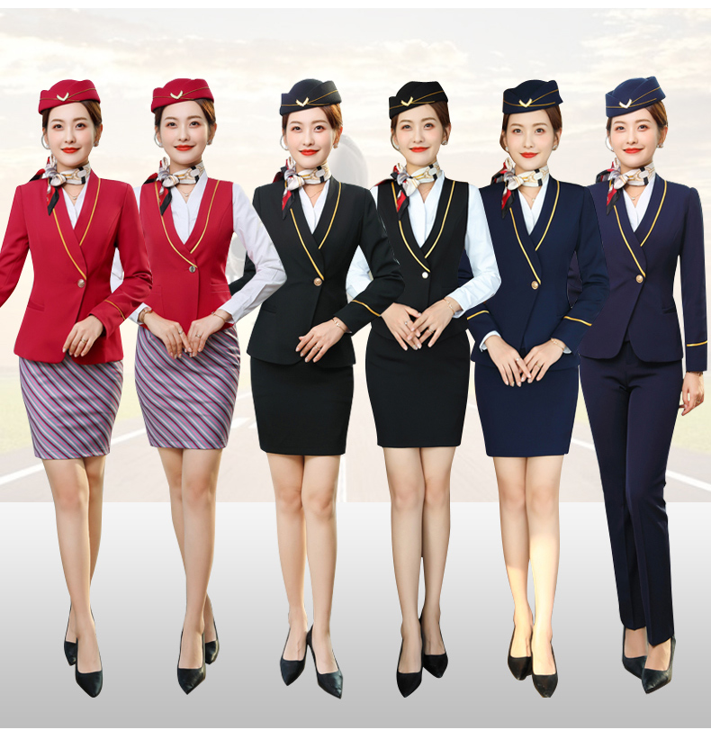 Stewardess uniform professional slim suit jacket 109-8808 jacket