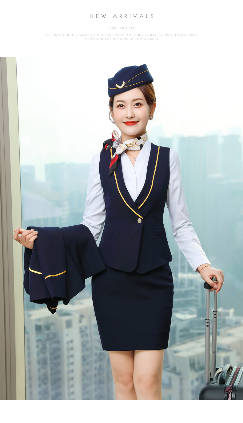 Stewardess uniform professional slim suit jacket 109-8808 jacket