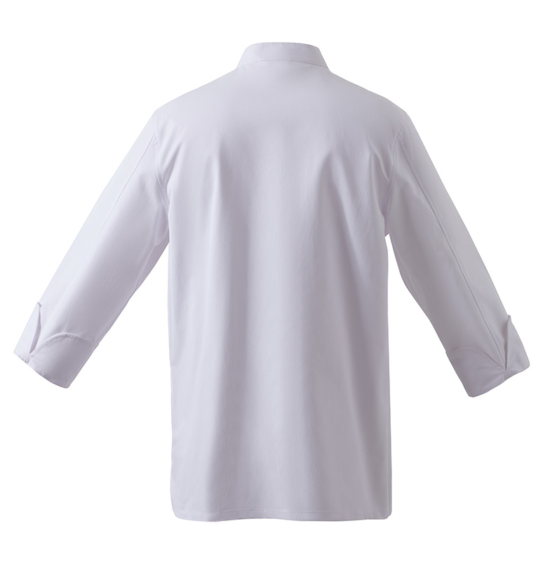 Smiley face long sleeve chef uniform top H01-22103