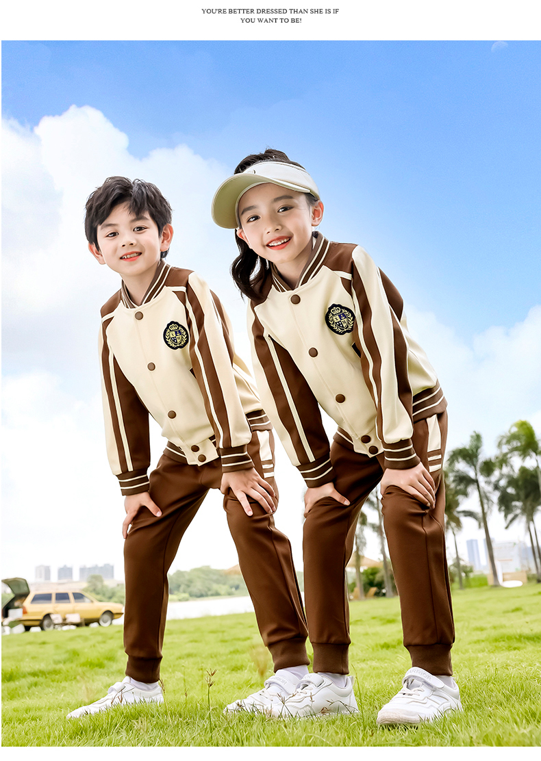 British style kindergarten children class uniform school uniform two-piece suit 215-9121 (with label)