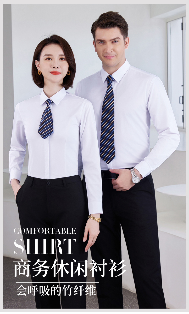 Concealed placket plain bamboo fiber short-sleeved shirt DZ1-8709 women short-sleeved